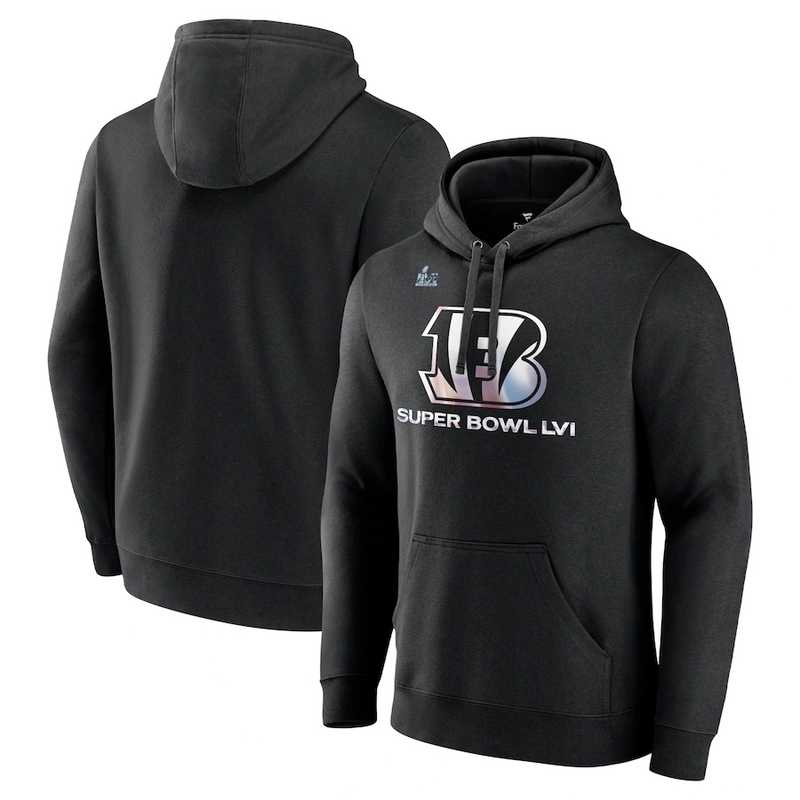 Cincinnati Bengals Fanatics Branded Super Bowl LVI Bound Shimmer Pullover Hoodie,We sell and wholesale Cincinnati Bengals Fanatics Branded Super Bowl LVI Bound Shimmer Pullover Hoodie on line form chian!